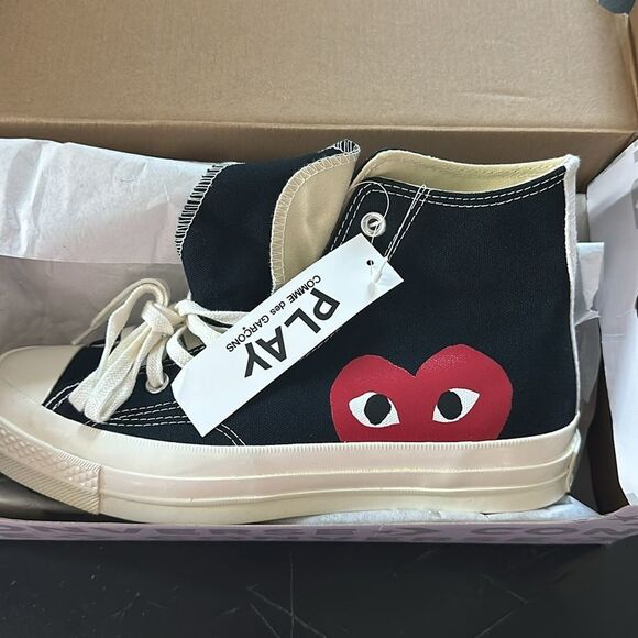 🆕 Womens Converse PLAY Comme des Garcons - Picture 2 of 7